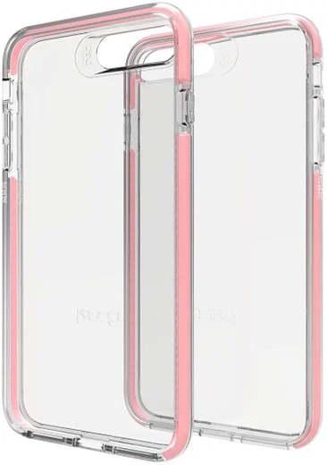 Gear4 D3O Piccadilly Apple iPhone 8 / 7 Plus Hoesje Transparant/Roze afbeelding 1