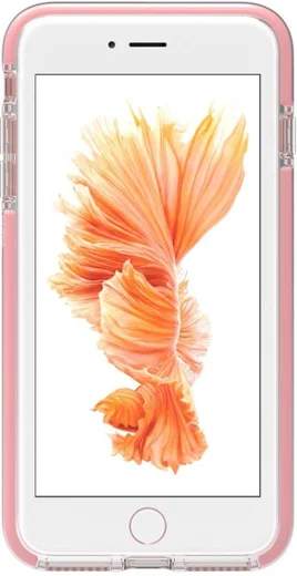 Gear4 D3O Piccadilly Apple iPhone 8 / 7 Plus Hoesje Transparant/Roze afbeelding 5