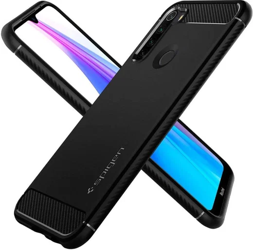 Spigen Rugged Armor Xiaomi Redmi 8t Hoesje Zwart afbeelding 5