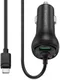Spigen F30qc Autolader met USB-C Kabel Zwart afbeelding 1