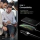 Spigen F30qc Autolader met USB-C Kabel Zwart afbeelding 7