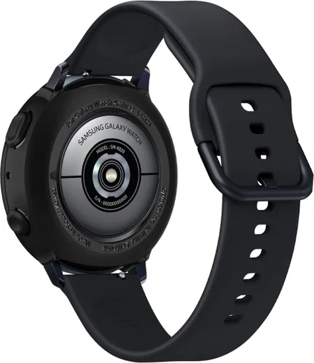 Spigen Liquid Air Samsung Galaxy Watch Active 2 44MM Hoesje Zwart afbeelding 5