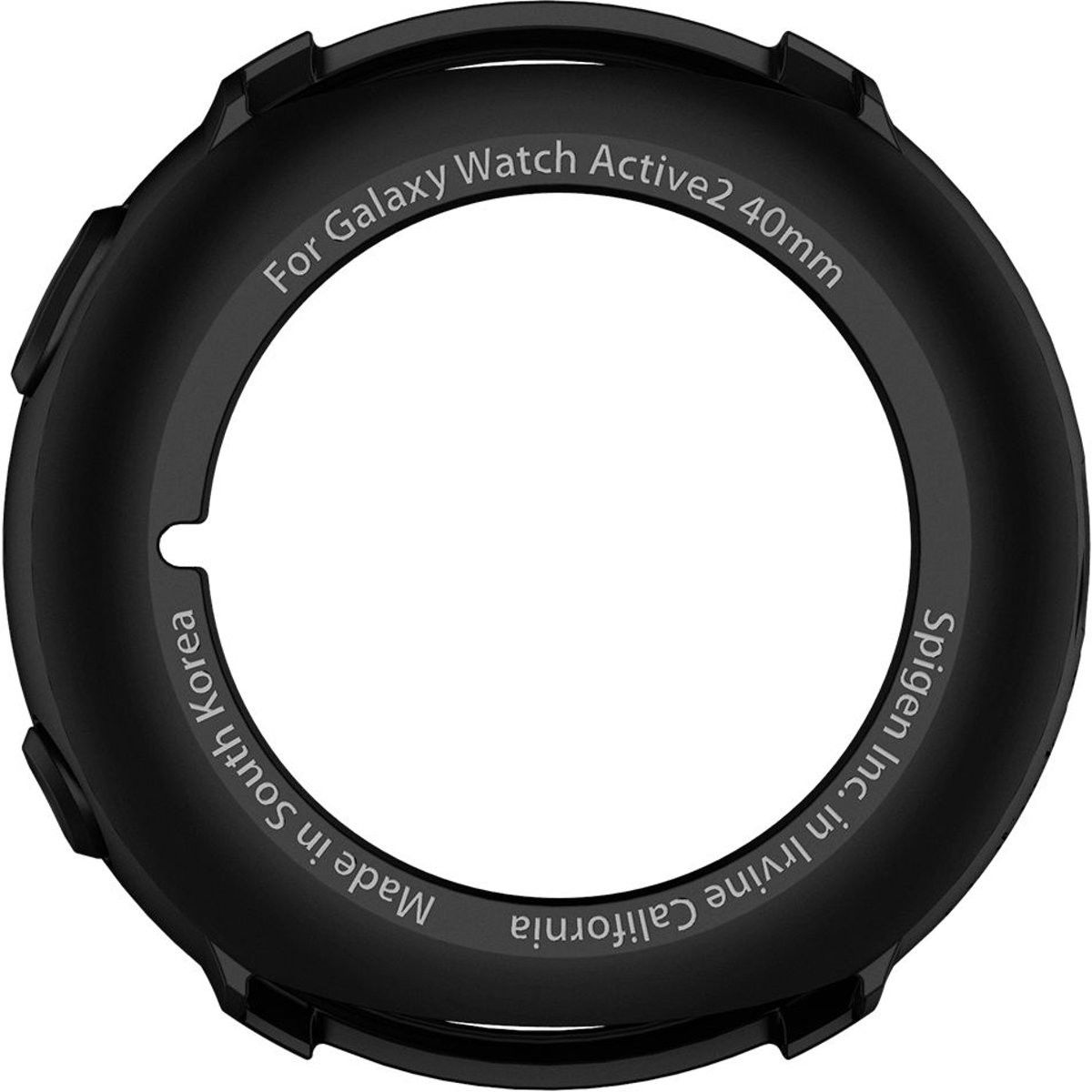 Spigen Liquid Air Samsung Galaxy Watch Active 2 40MM Hoesje Zwart afbeelding 2