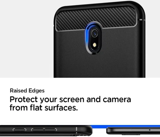Spigen Rugged Armor Xiaomi Redmi 8a Hoesje Zwart afbeelding 5