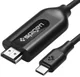 Spigen USB-C naar HDMI Kabel 2 Meter Zwart afbeelding 4
