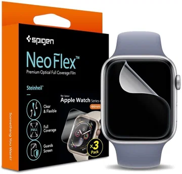 Spigen Neo Flex - HD Apple Watch 4/5/6/SE 40MM Screenprotector - Folie (3-Pack)