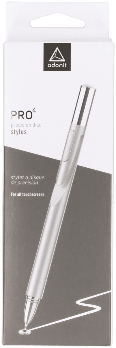 Adonit Jot Pro 4 Stylus Pen Met Disc Tip Universeel Zilver afbeelding 7