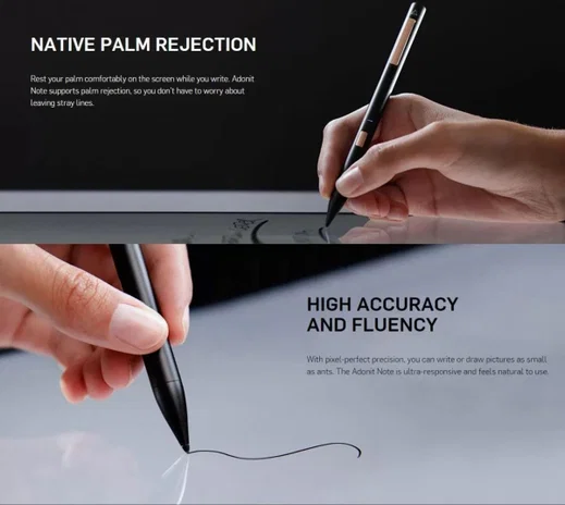 Adonit Note Stylus Pen High Accuracy voor Apple iPad Goud afbeelding 4