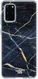 HappyCase Samsung S20 Plus Hoesje Flexibel TPU Donker Marmer Print afbeelding 1