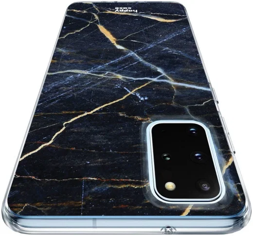 HappyCase Samsung S20 Plus Hoesje Flexibel TPU Donker Marmer Print afbeelding 7