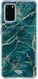 HappyCase Samsung S20 Plus Hoesje Flexibel TPU Aqua Marmer Print afbeelding 1