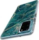 HappyCase Samsung S20 Plus Hoesje Flexibel TPU Aqua Marmer Print afbeelding 5