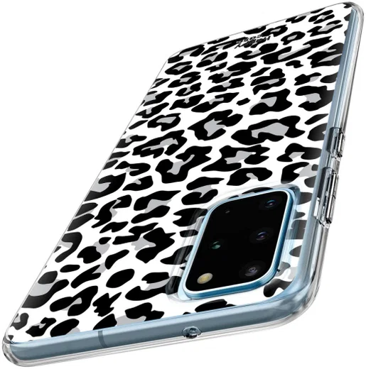 HappyCase Samsung S20 Plus Hoesje Flexibel TPU Panter Print afbeelding 4