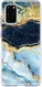 HappyCase Samsung S20 Plus Hoesje Flexibel TPU Blauw Marmer Print afbeelding 1