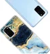 HappyCase Samsung S20 Plus Hoesje Flexibel TPU Blauw Marmer Print afbeelding 8