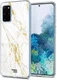 HappyCase Samsung S20 Plus Hoesje Flexibel TPU Wit Marmer Print afbeelding 2