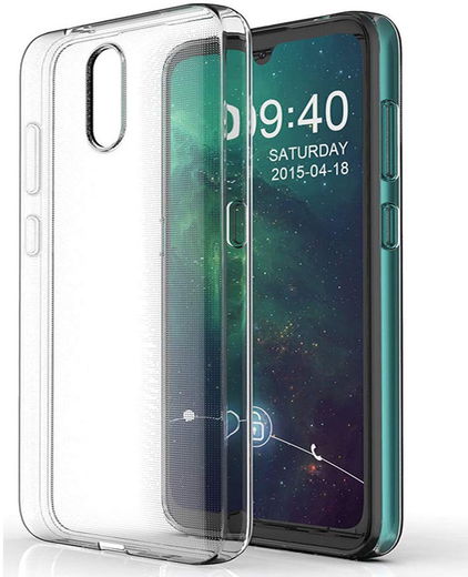 Nokia 2.3 Hoesje Dun TPU Transparant afbeelding 1