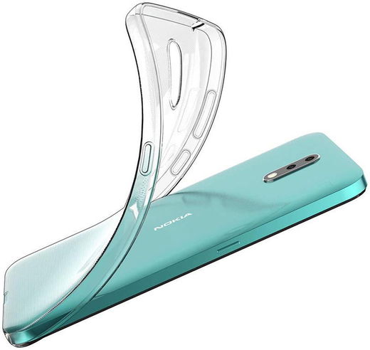 Nokia 2.3 Hoesje Dun TPU Transparant afbeelding 3