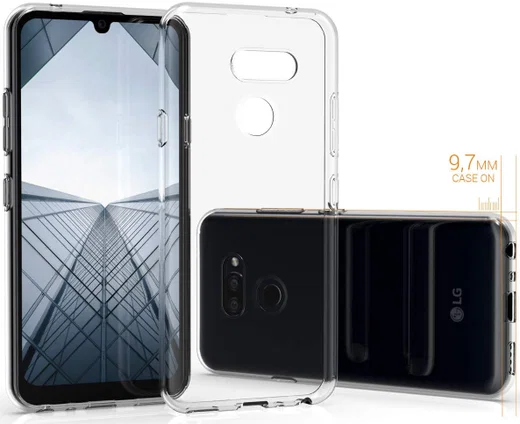LG K40s Hoesje Dun TPU Transparant afbeelding 2