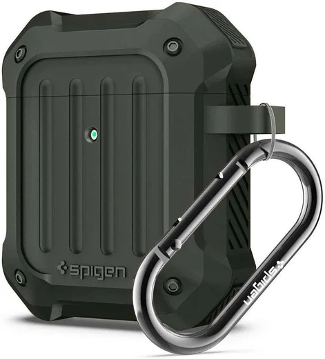 Spigen Tough Armor Apple AirPods 2 Hoesje Groen afbeelding 1
