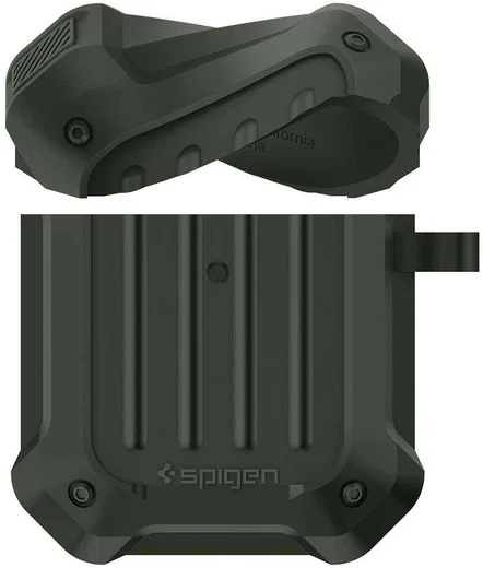 Spigen Tough Armor Apple AirPods 2 Hoesje Groen afbeelding 2