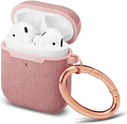 Spigen Urban Fit Apple AirPods Hoesje Roze Goud afbeelding 1