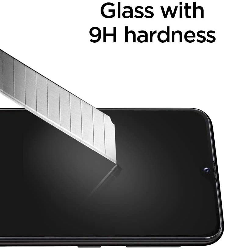 Spigen Samsung Galaxy A20e Tempered Glass Screen Protector afbeelding 5
