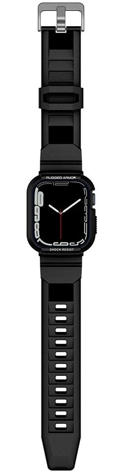 Spigen Rugged Armor Pro - Apple Watch 41MM / 40MM Hoesje en Bandje - Zwart afbeelding 10