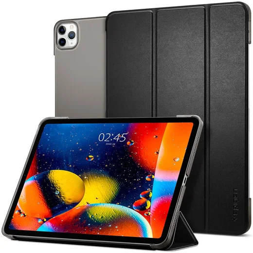 Spigen Smart Fold Hoesje Apple iPad Pro 12.9 2018 / 2020 Zwart afbeelding 3