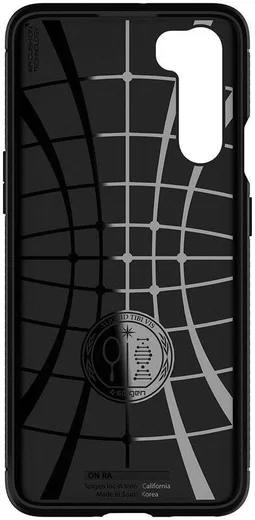Spigen OnePlus Nord Hoesje Rugged Armor Zwart afbeelding 2