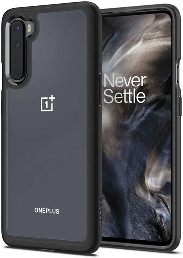 Spigen Ultra Hybrid OnePlus Nord Hoesje Zwart afbeelding 1