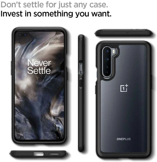 Spigen Ultra Hybrid OnePlus Nord Hoesje Zwart afbeelding 6