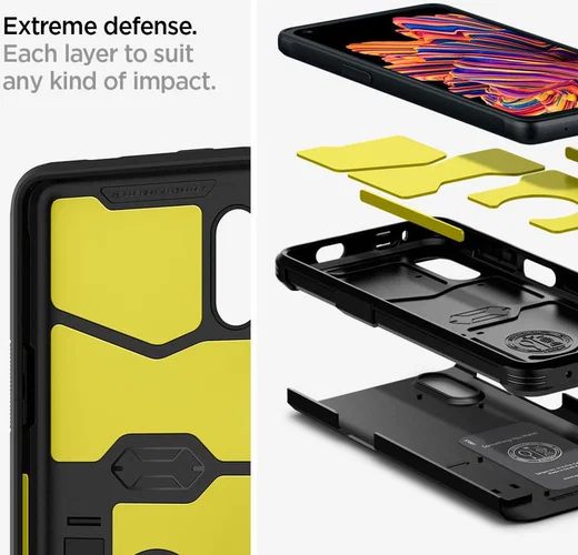 Spigen Tough Armor Samsung Galaxy Xcover Pro Hoesje Zwart afbeelding 5