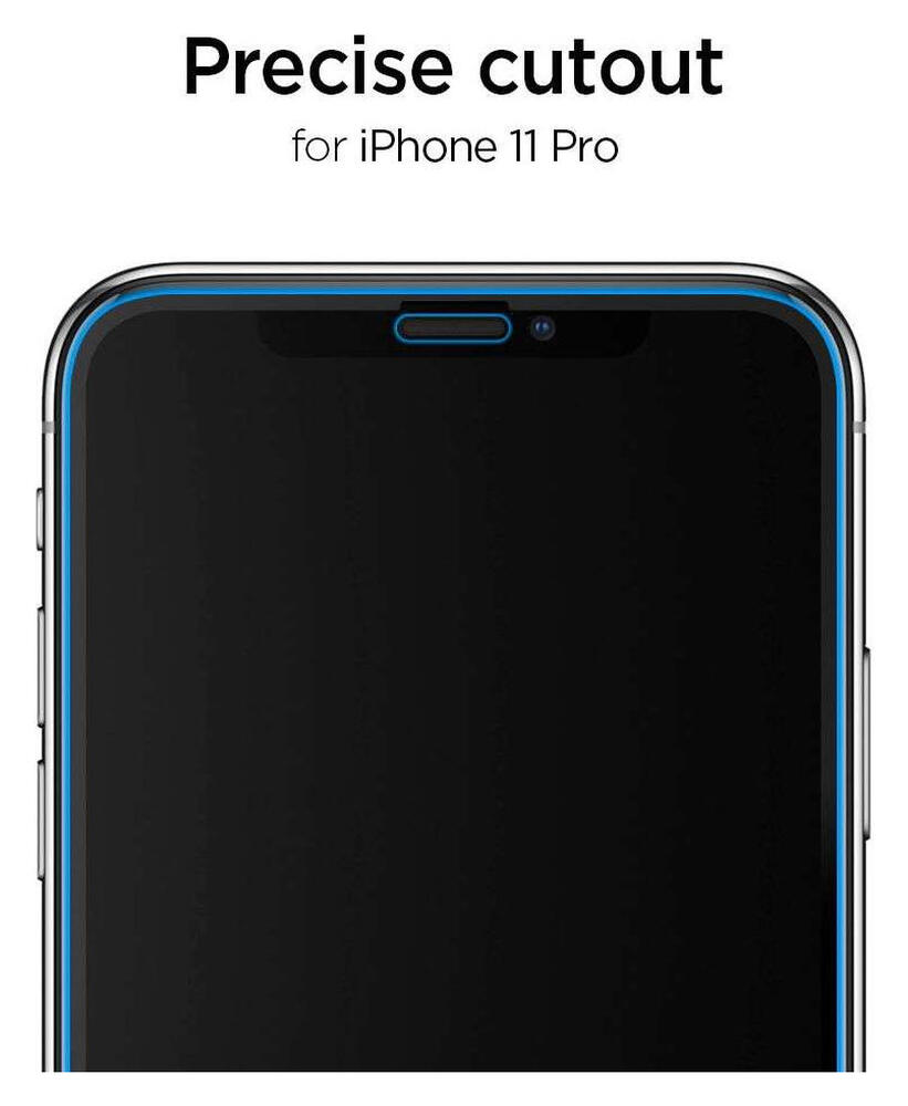 Spigen iPhone 11 Pro Max Tempered Glass Screenprotector AlignMaster afbeelding 6