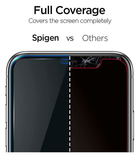 Spigen iPhone 11 Pro Max Tempered Glass Screenprotector AlignMaster afbeelding 7
