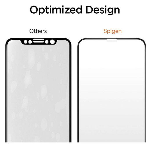 Spigen iPhone 11 Pro Max Tempered Glass Screenprotector AlignMaster afbeelding 9