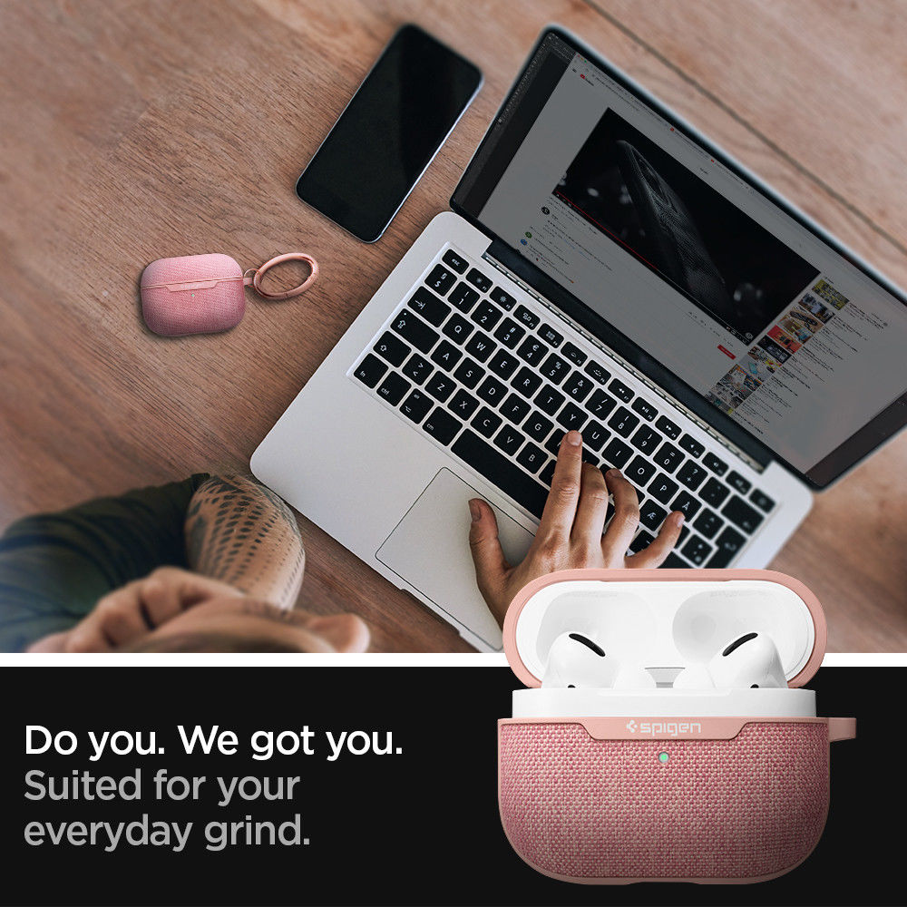 Spigen Urban Fit Apple AirPods Pro Hoesje Roze afbeelding 11