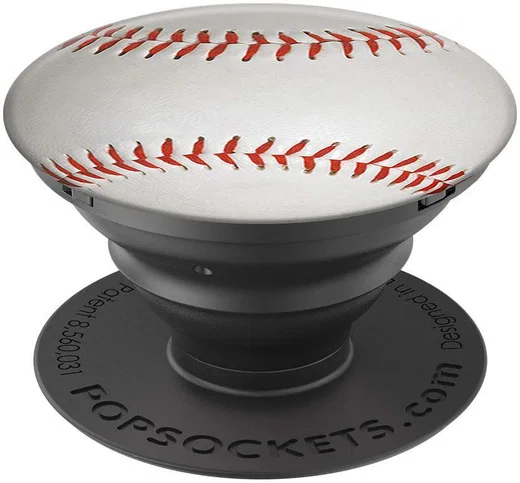 PopSockets PopGrip PopTop Premium Greep en Standaard Baseball afbeelding 1