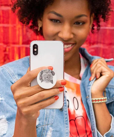 PopSockets PopGrip PopTop Telefoon Greep en Standaard Cat Nap afbeelding 5