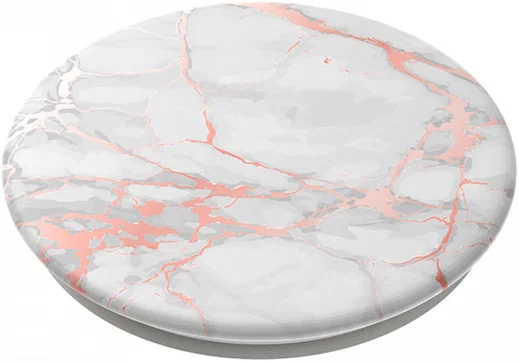PopSockets PopGrip PopTop Telefoon Greep en Standaard Roze Marmer afbeelding 2
