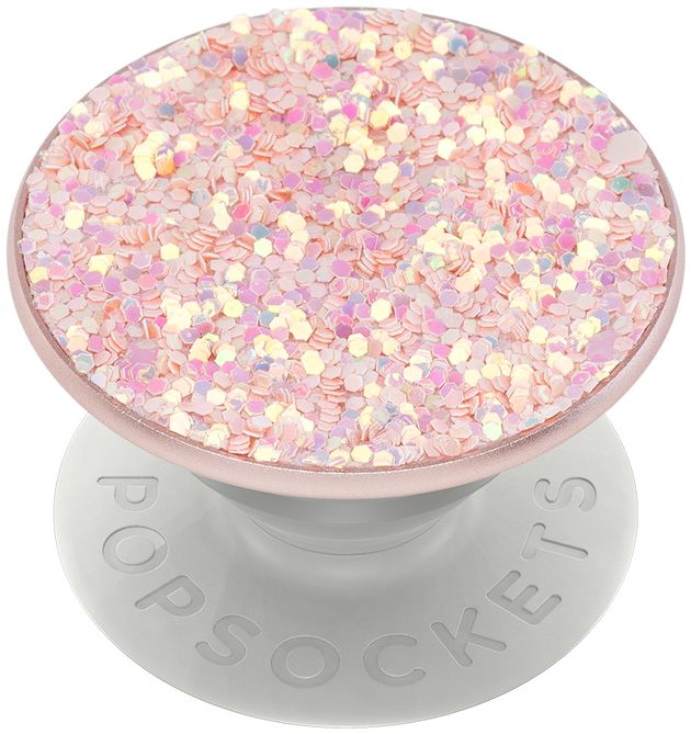 PopSockets PopGrip PopTop Premium Greep en Standaard Sparkle Rose afbeelding 1