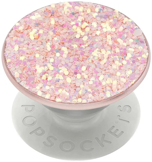PopSockets PopGrip PopTop Premium Greep en Standaard Sparkle Rose afbeelding 1