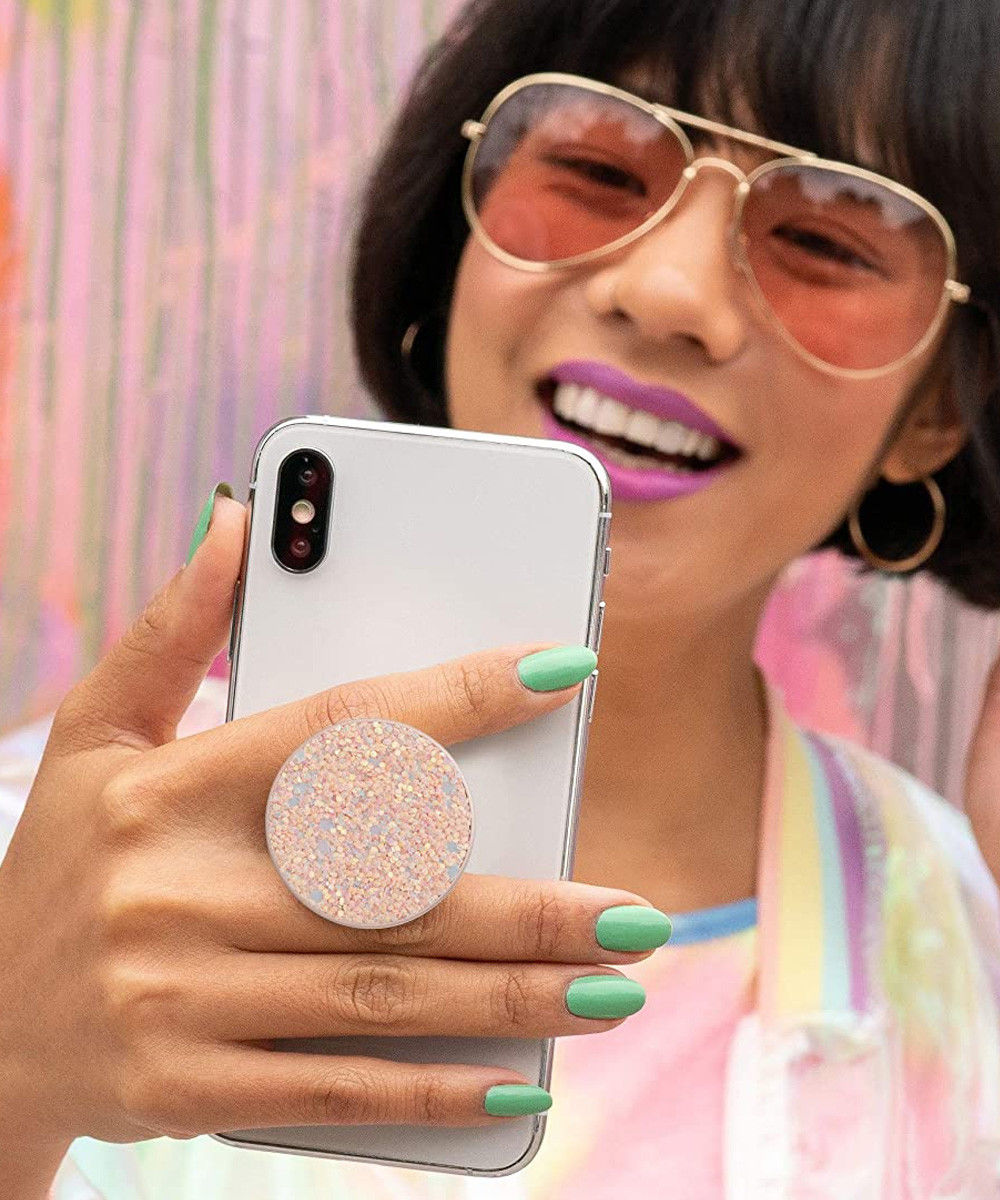 PopSockets PopGrip PopTop Premium Greep en Standaard Sparkle Rose afbeelding 5