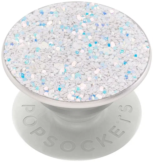 PopSockets PopGrip PopTop Premium Greep en Standaard Sparkle Snow afbeelding 1