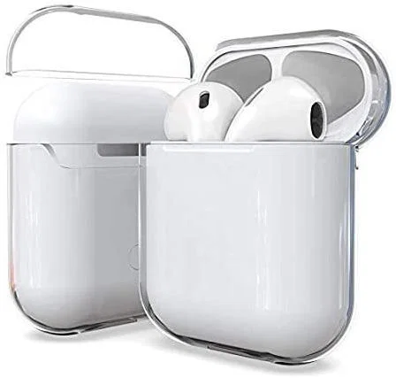 Apple AirPods Hoesje Hard Plastic Case Volledig Transparant afbeelding 1