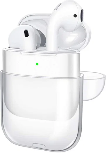 Apple AirPods Hoesje Hard Plastic Case Volledig Transparant afbeelding 3