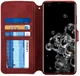 AZNS Samsung Galaxy S20 Ultra Portemonnee Stand Hoesje Rood afbeelding 1