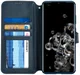 AZNS Samsung Galaxy S20 Ultra Portemonnee Stand Hoesje Blauw afbeelding 1