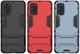 Samsung Galaxy S20 Ultra Hybride Hoesje met Kickstand Zwart afbeelding 11