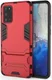 Samsung Galaxy S20 Ultra Hybride Hoesje met Kickstand Rood afbeelding 1